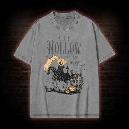 Comfort Colors Sleepy Hollow Halloween Washed T-shirt