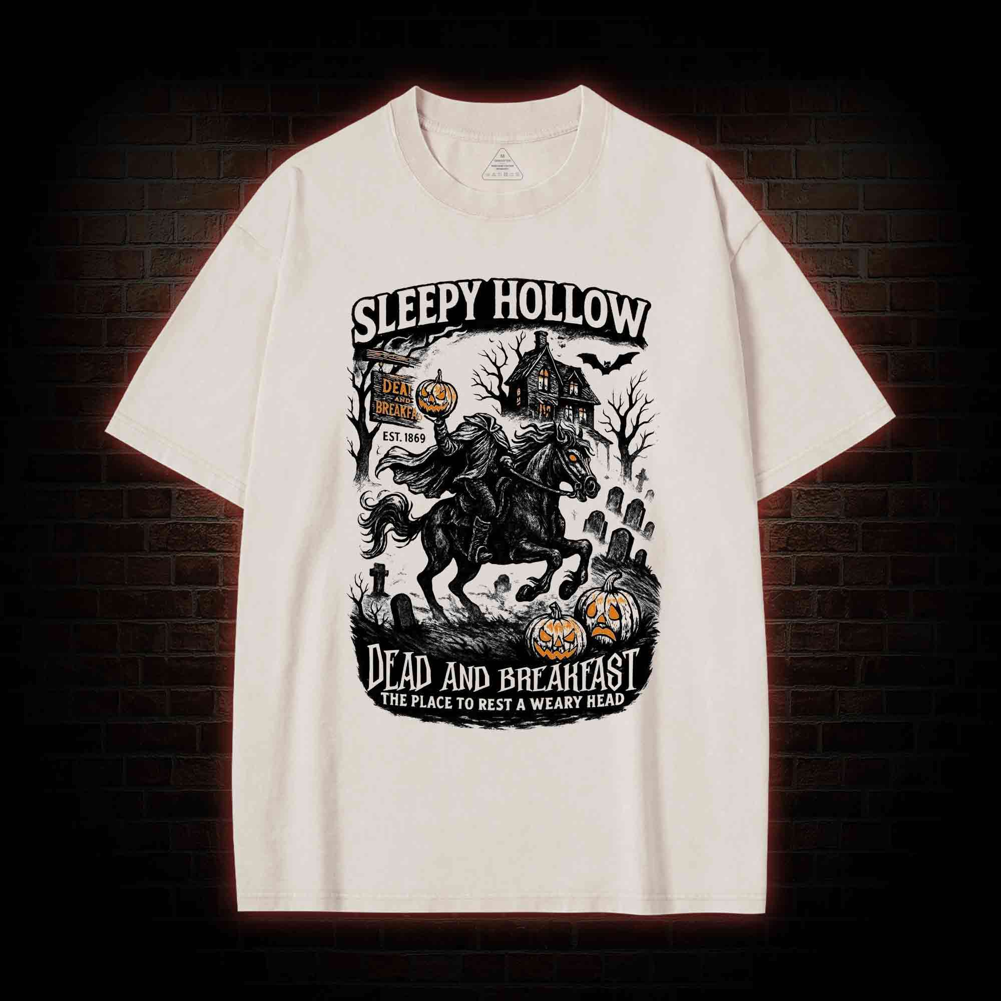 Vintage Halloween Scary Washed T-shirt