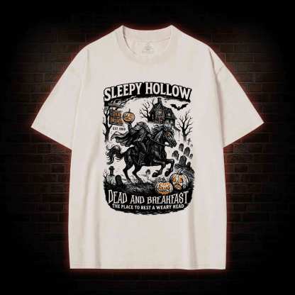 Vintage Halloween Scary Washed T-shirt