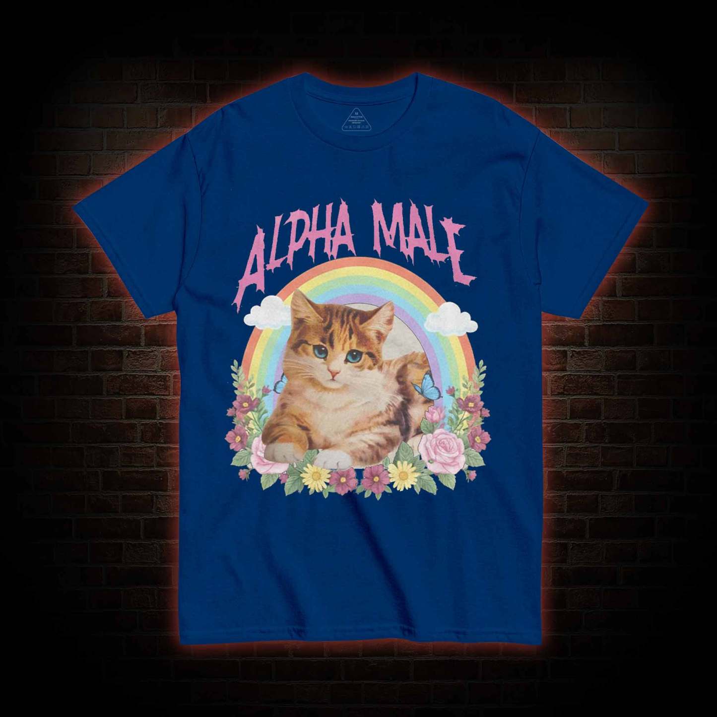 Alpha Male Funny Kitten T-shirt