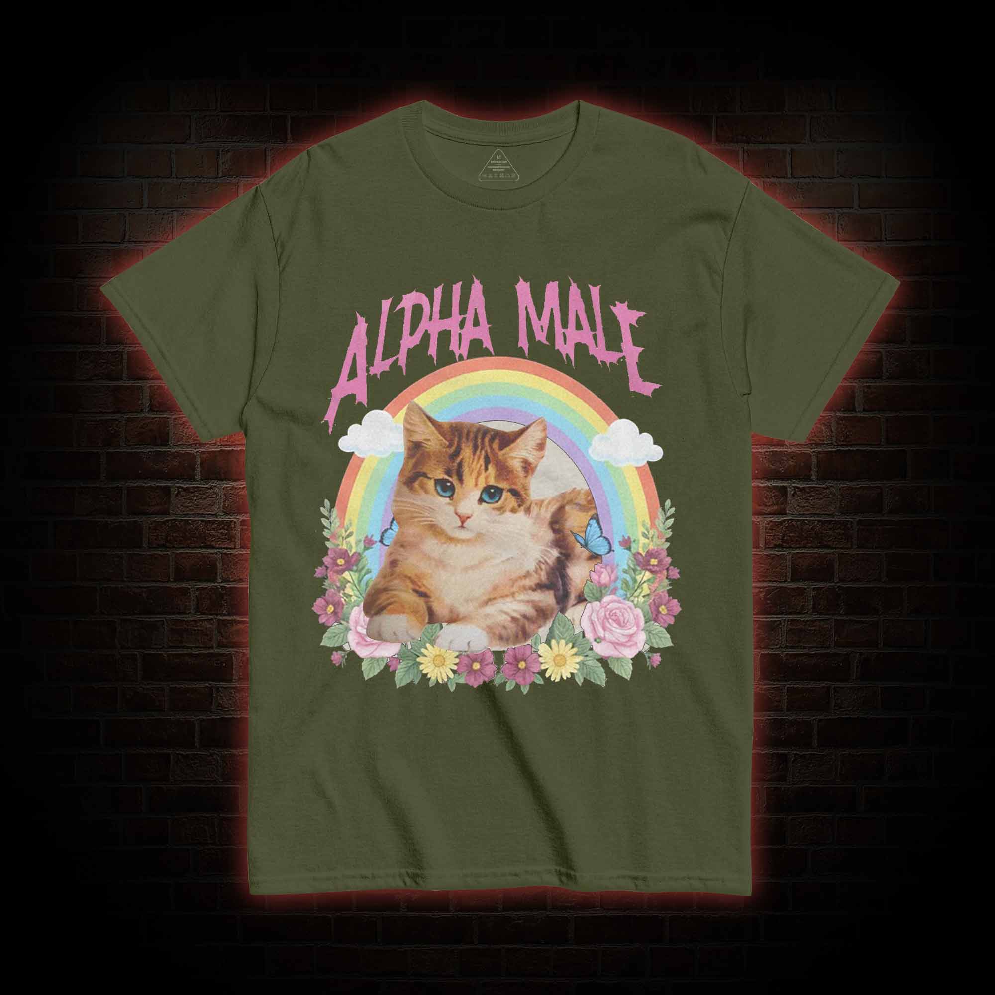 Alpha Male Funny Kitten T-shirt