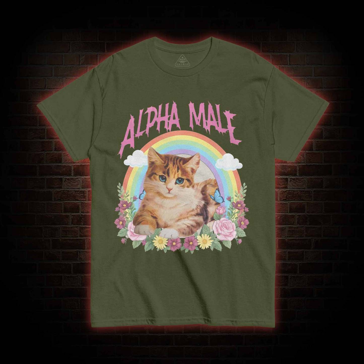 Alpha Male Funny Kitten T-shirt