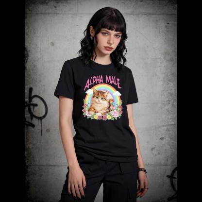 Alpha Male Funny Kitten T-shirt