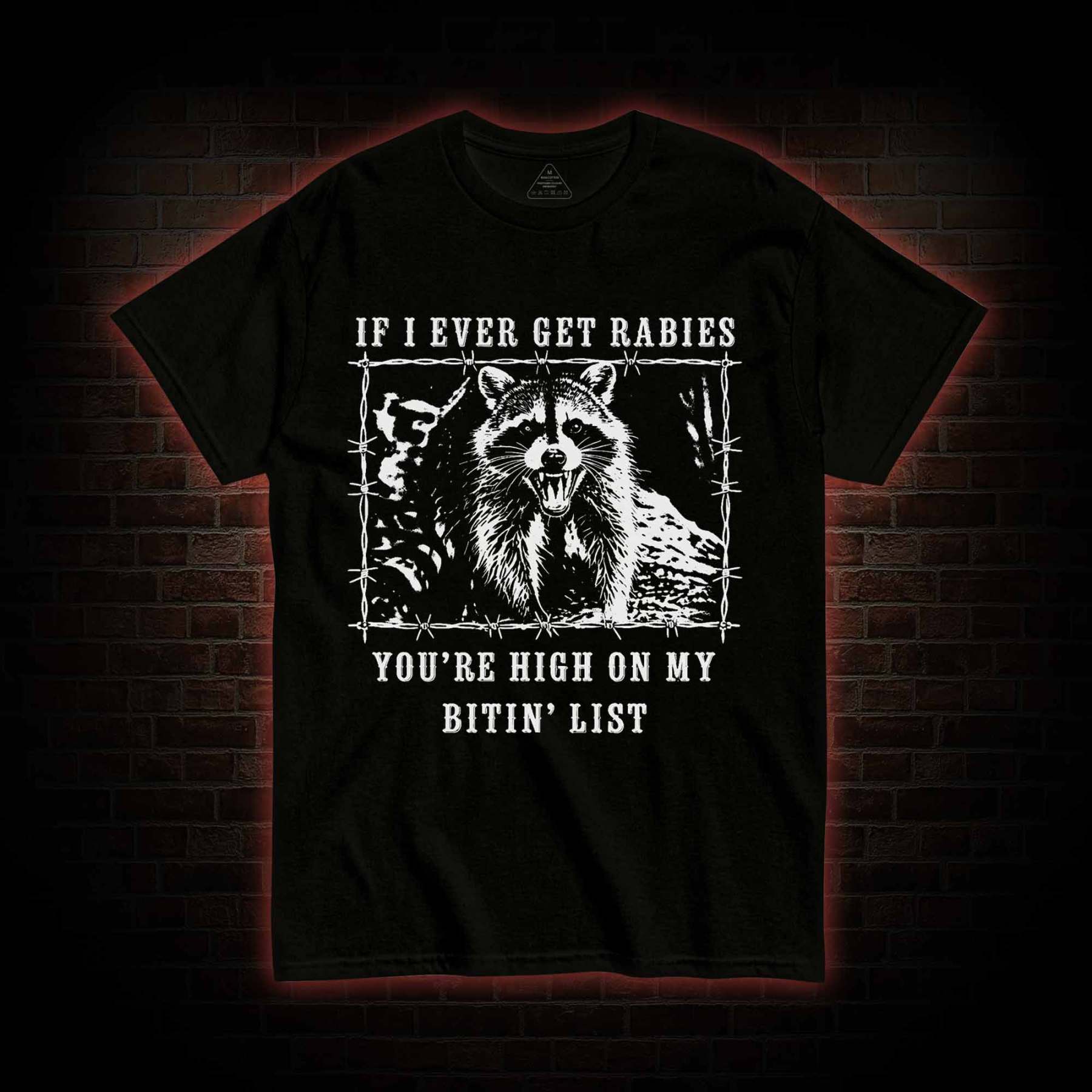 Funny Raccoon Rabies T-shirt