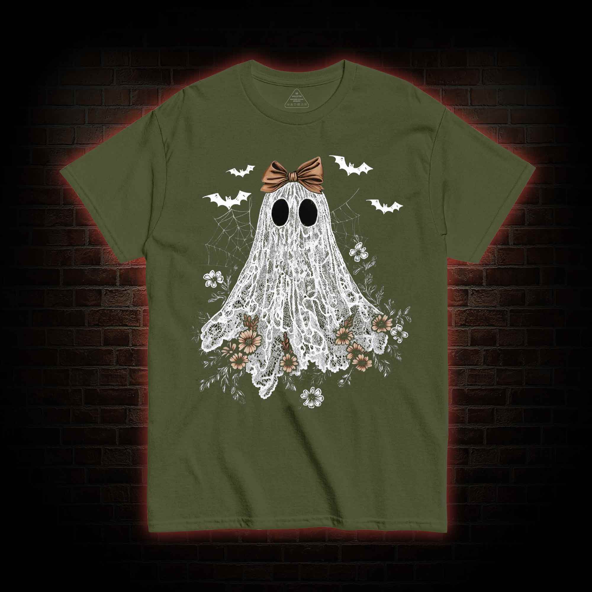 Floral Cute Ghost T-shirt