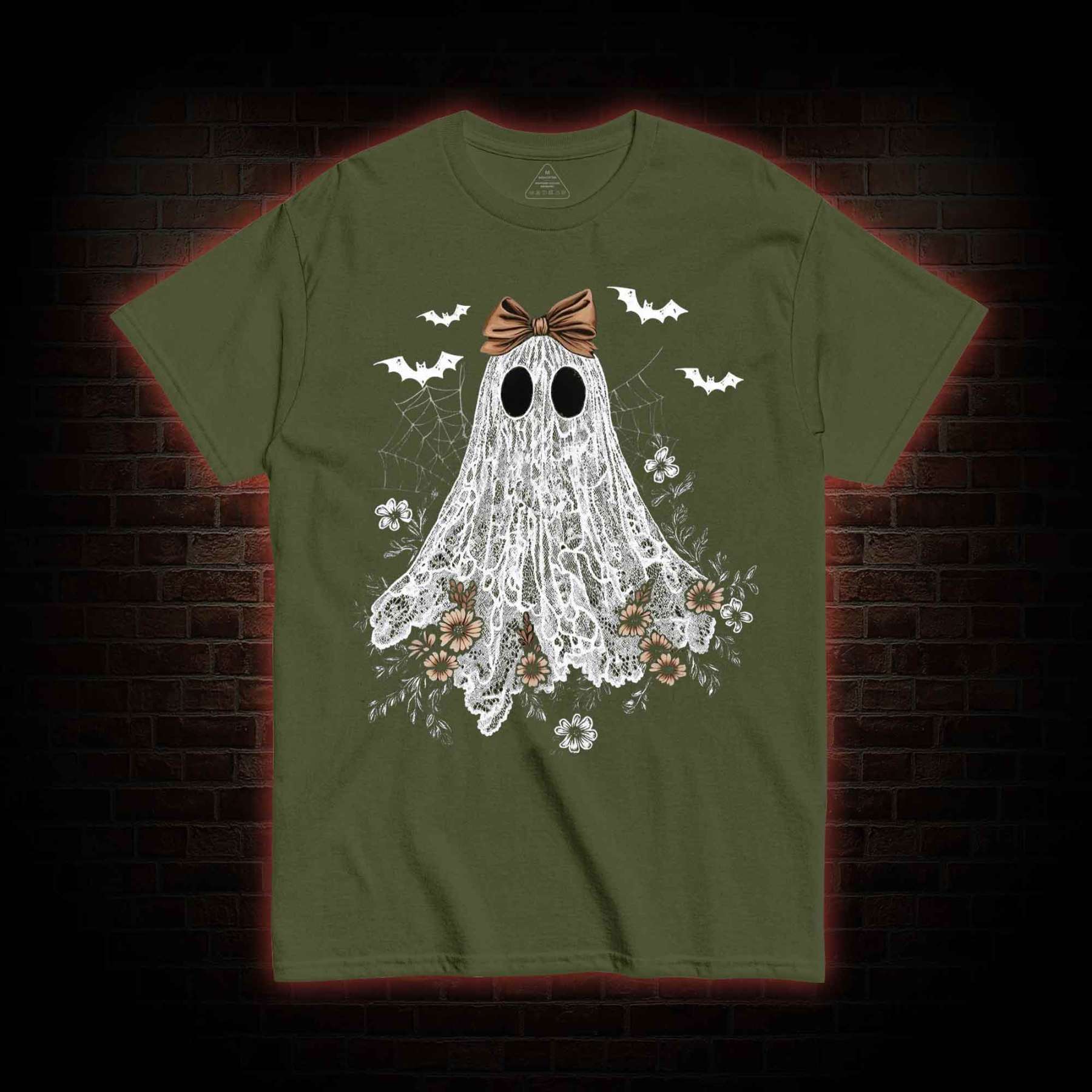 Floral Cute Ghost T-shirt