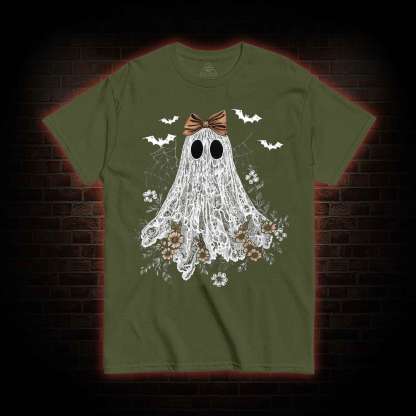 Floral Cute Ghost T-shirt