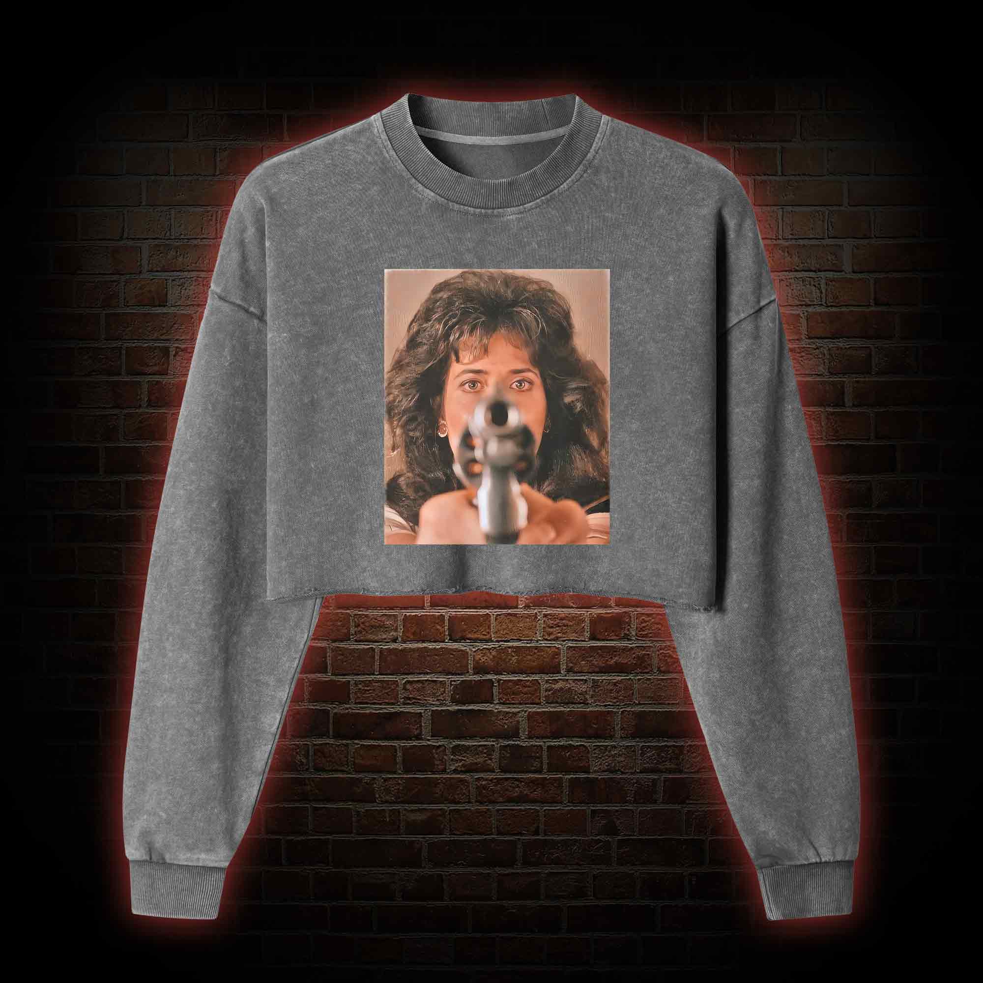 What's this Washed Cropped Sweatshirts