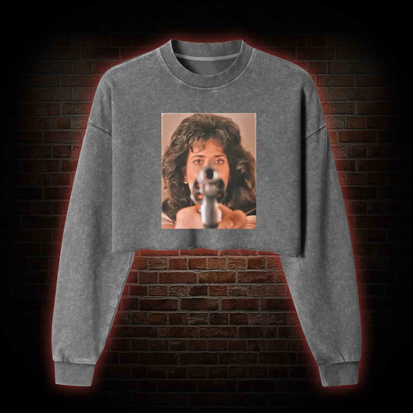 What's this Washed Cropped Sweatshirts