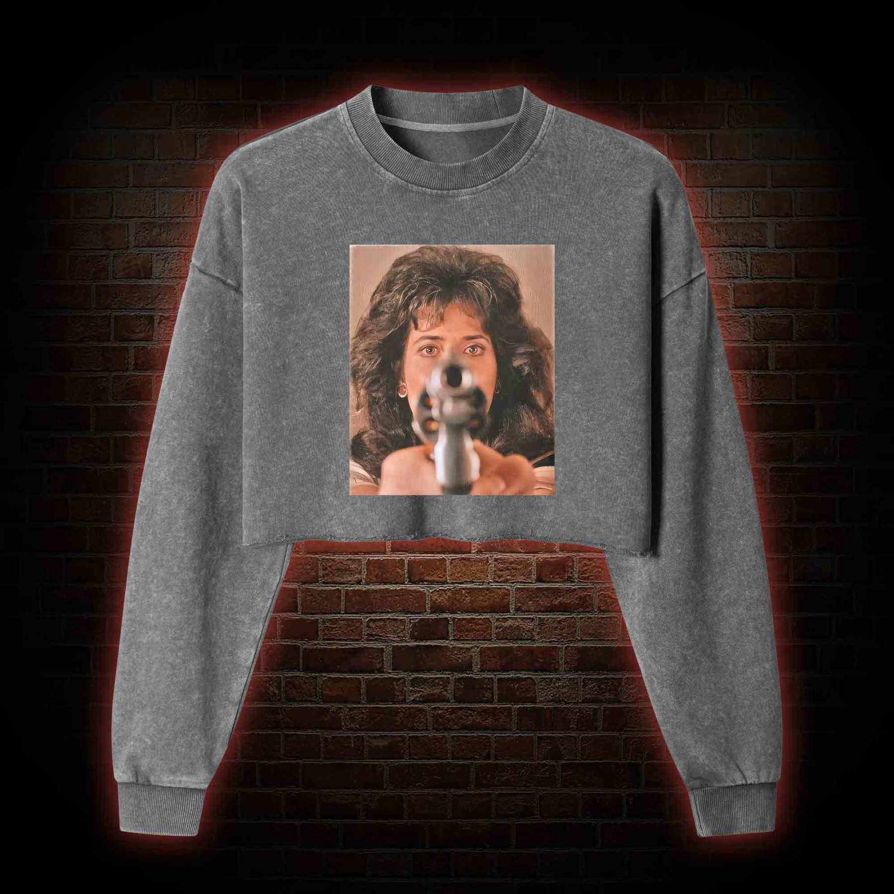 What's this Washed Cropped Sweatshirts