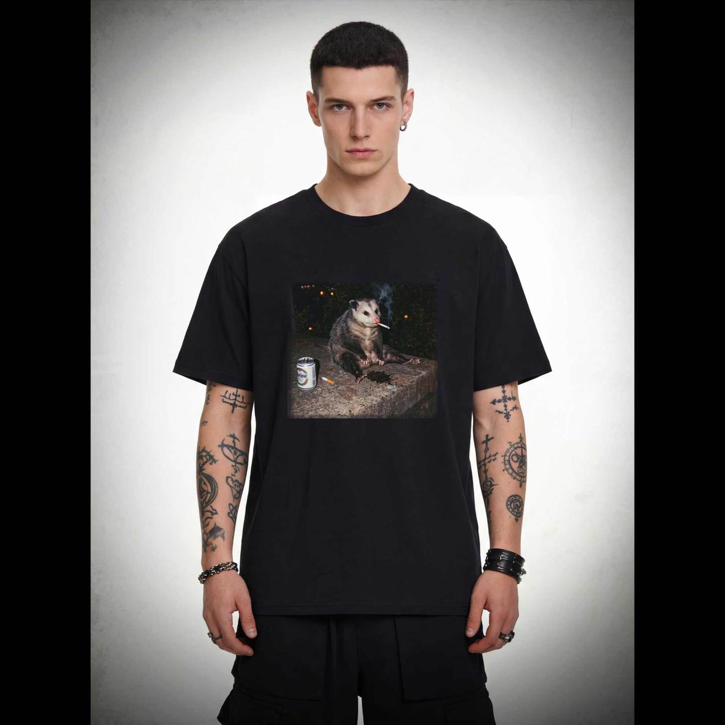 Smoking Possum Meme T-shirt