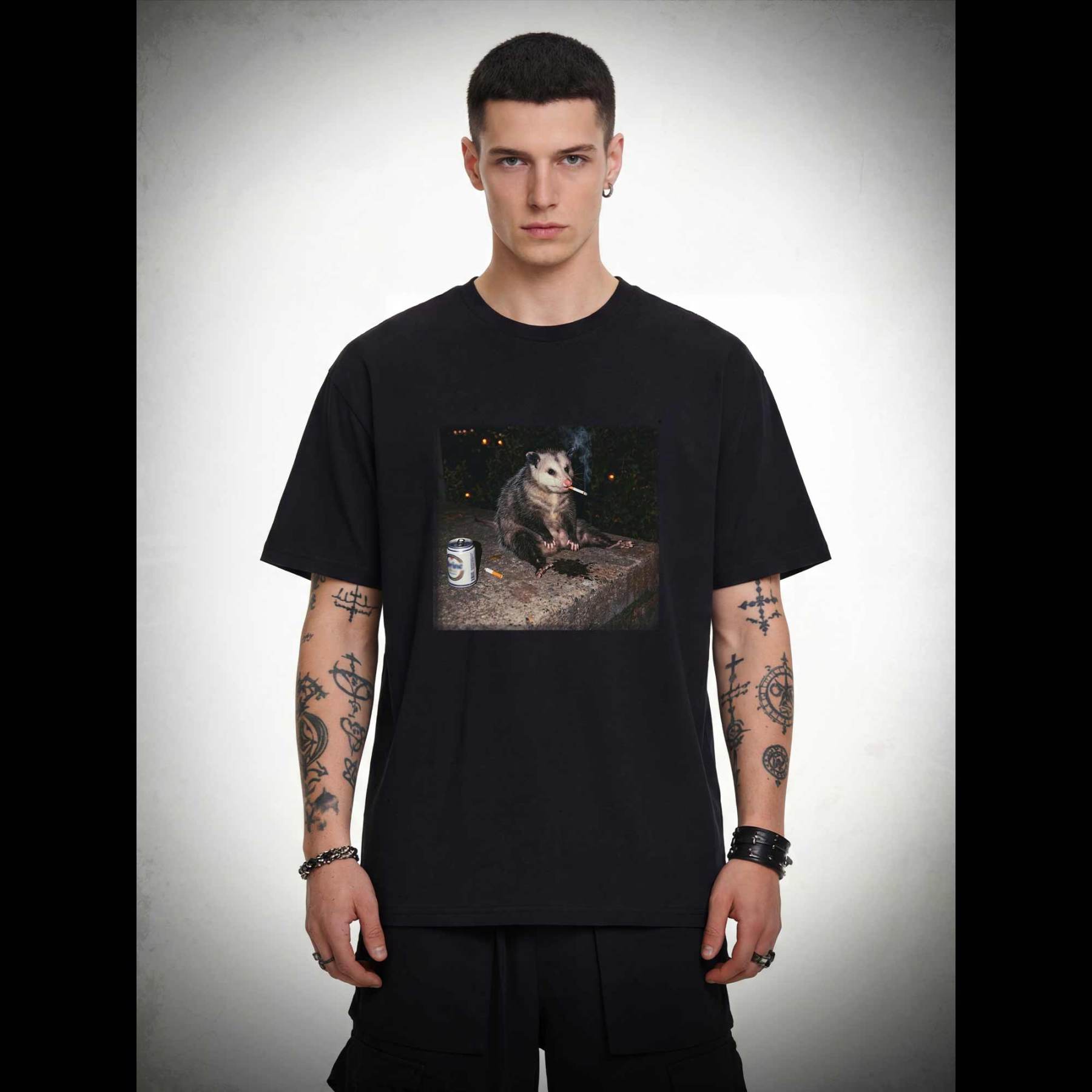 Smoking Possum Meme T-shirt