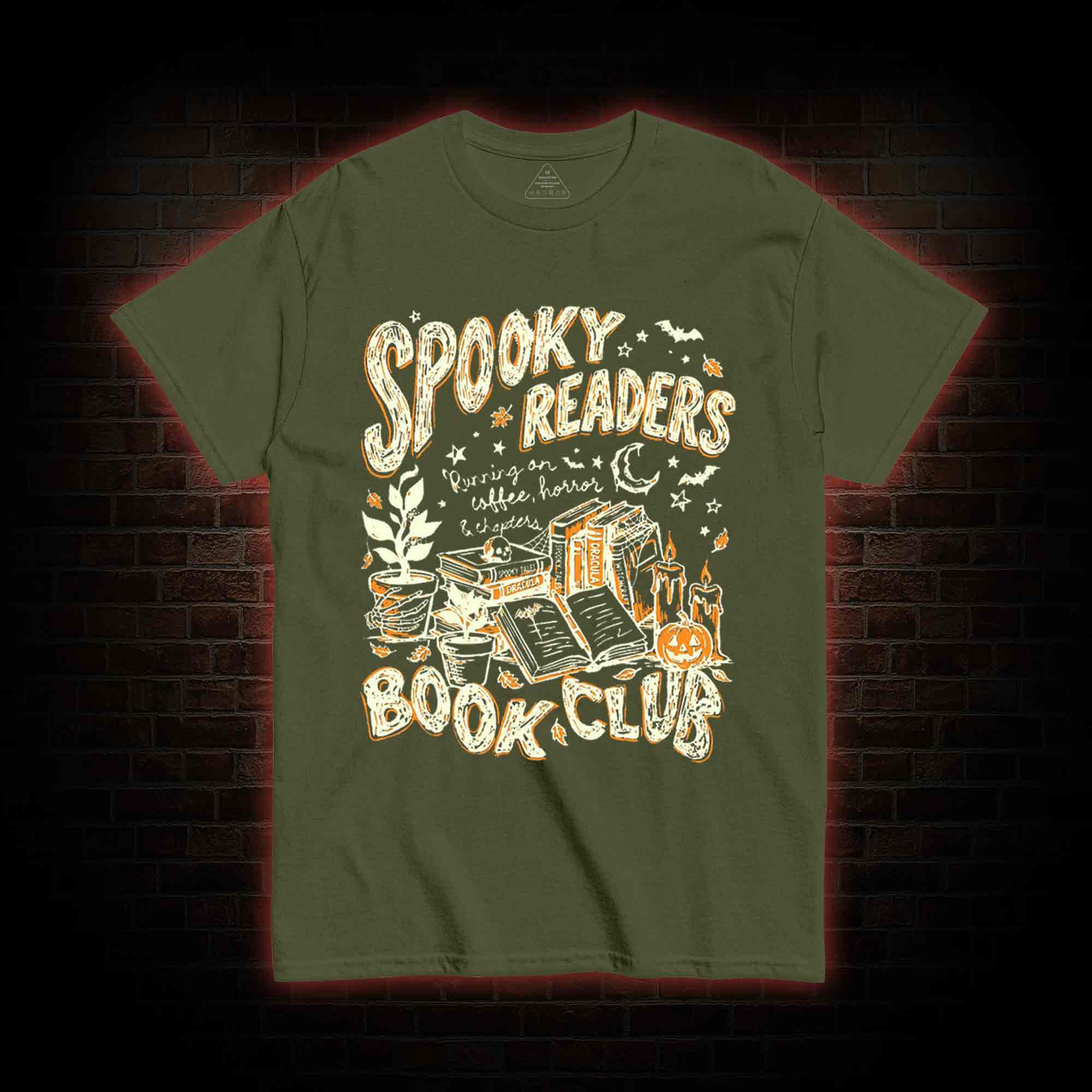Spooky Readers Book Club Halloween T-shirt