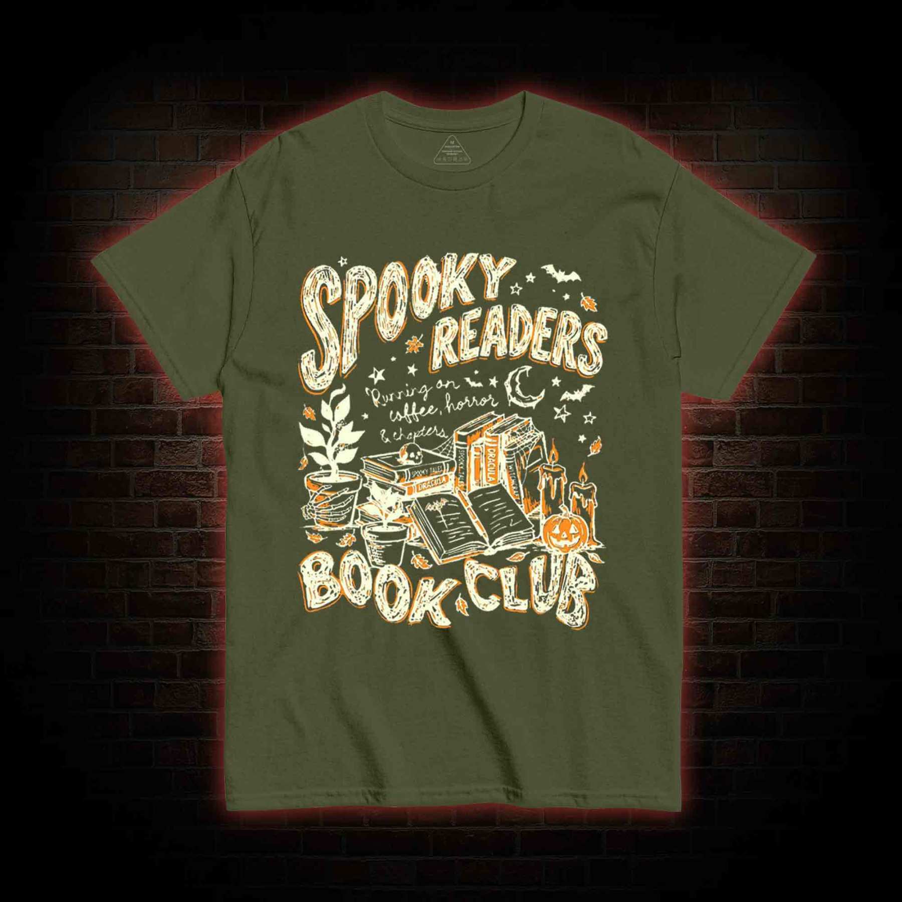 Spooky Readers Book Club Halloween T-shirt