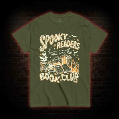 Spooky Readers Book Club Halloween T-shirt