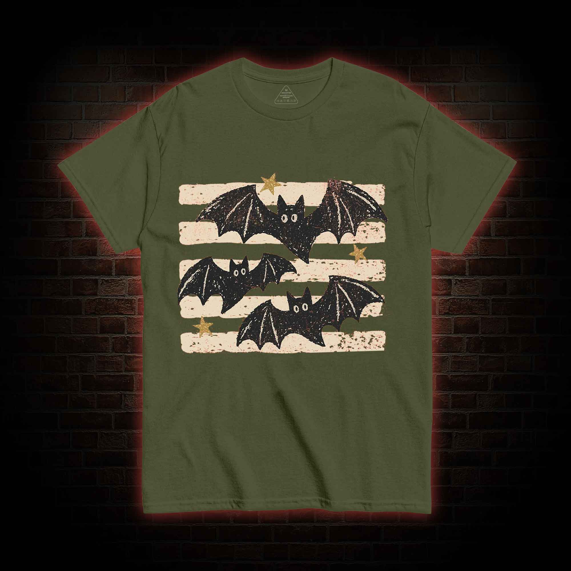 Vintage Bat Halloween T-shirt