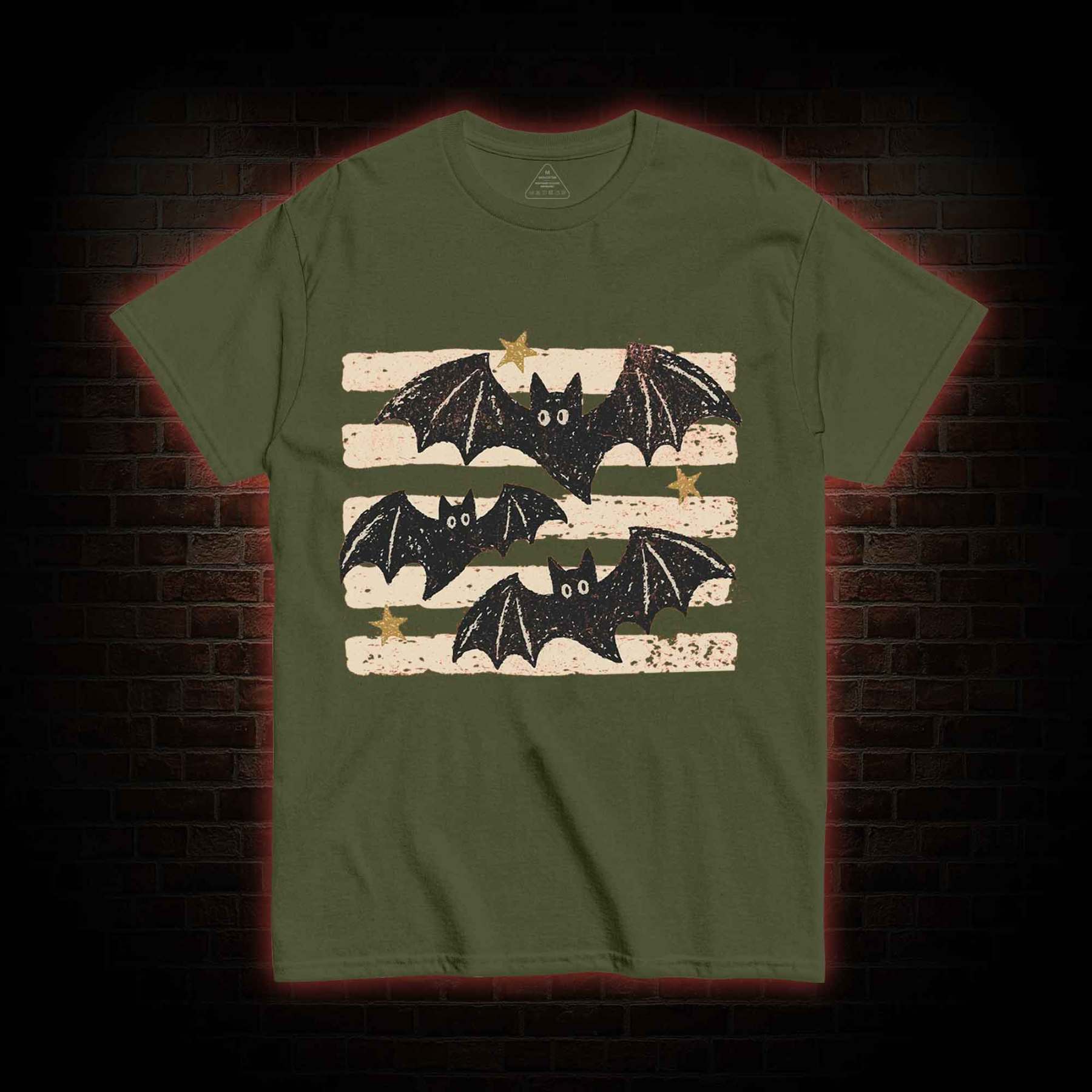 Vintage Bat Halloween T-shirt