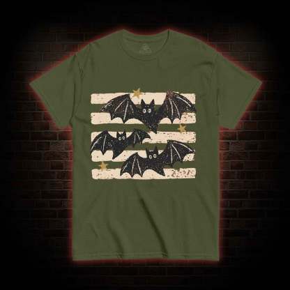 Vintage Bat Halloween T-shirt