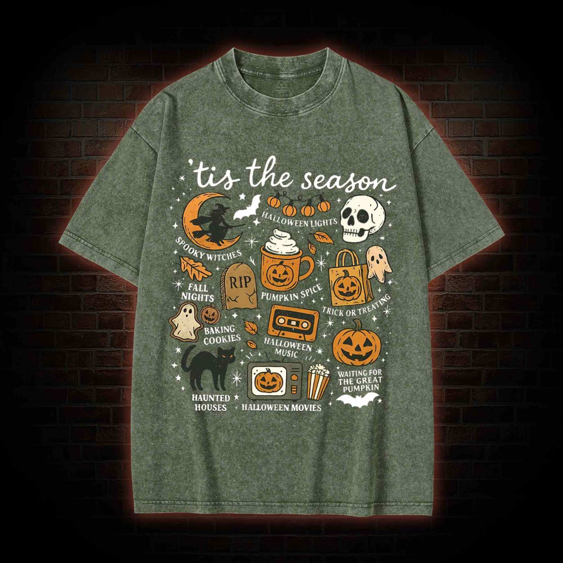 Vintage Halloween Washed T-shirt