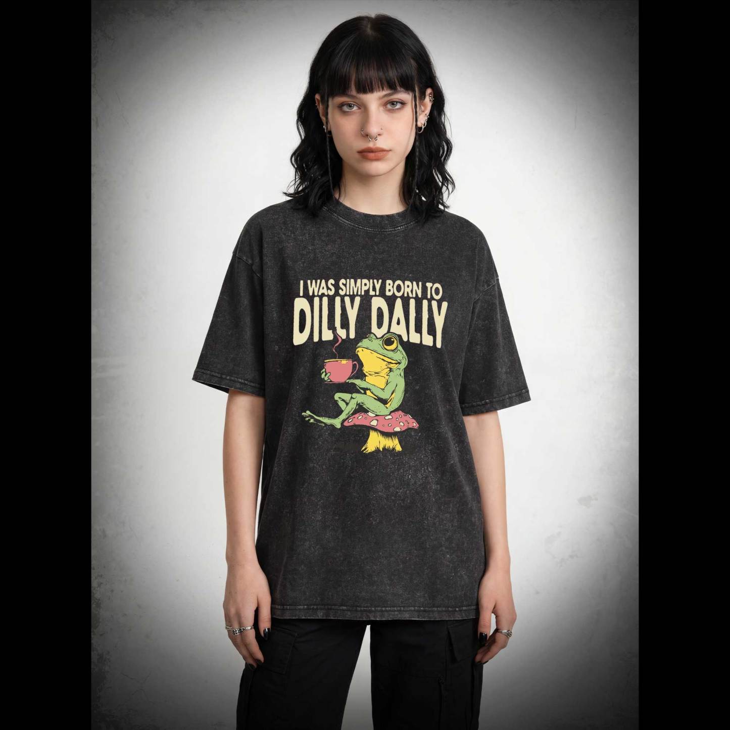 Born to Dilly Dally Washed T-shirt
