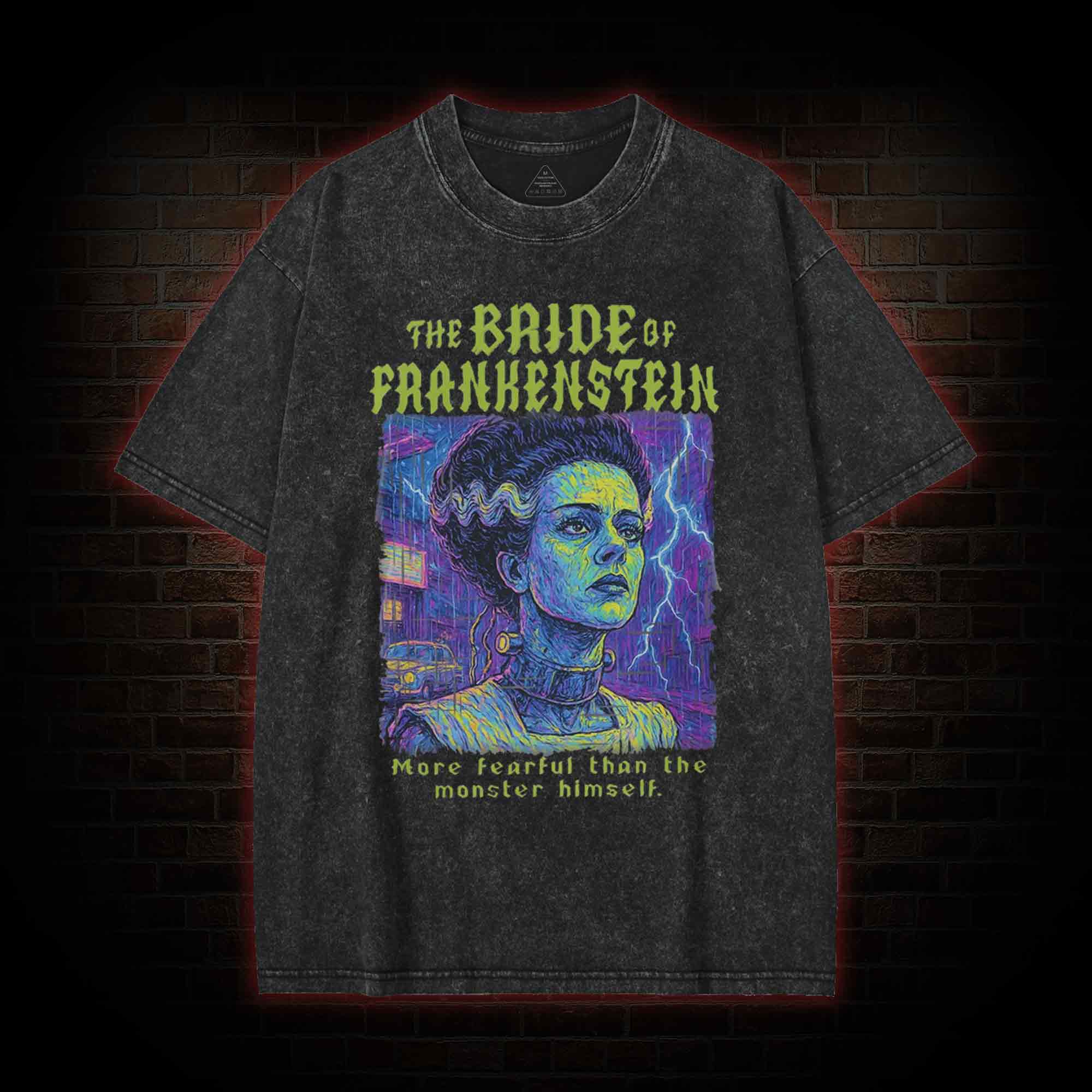 Bride of Frankenstein Washed T-shirt