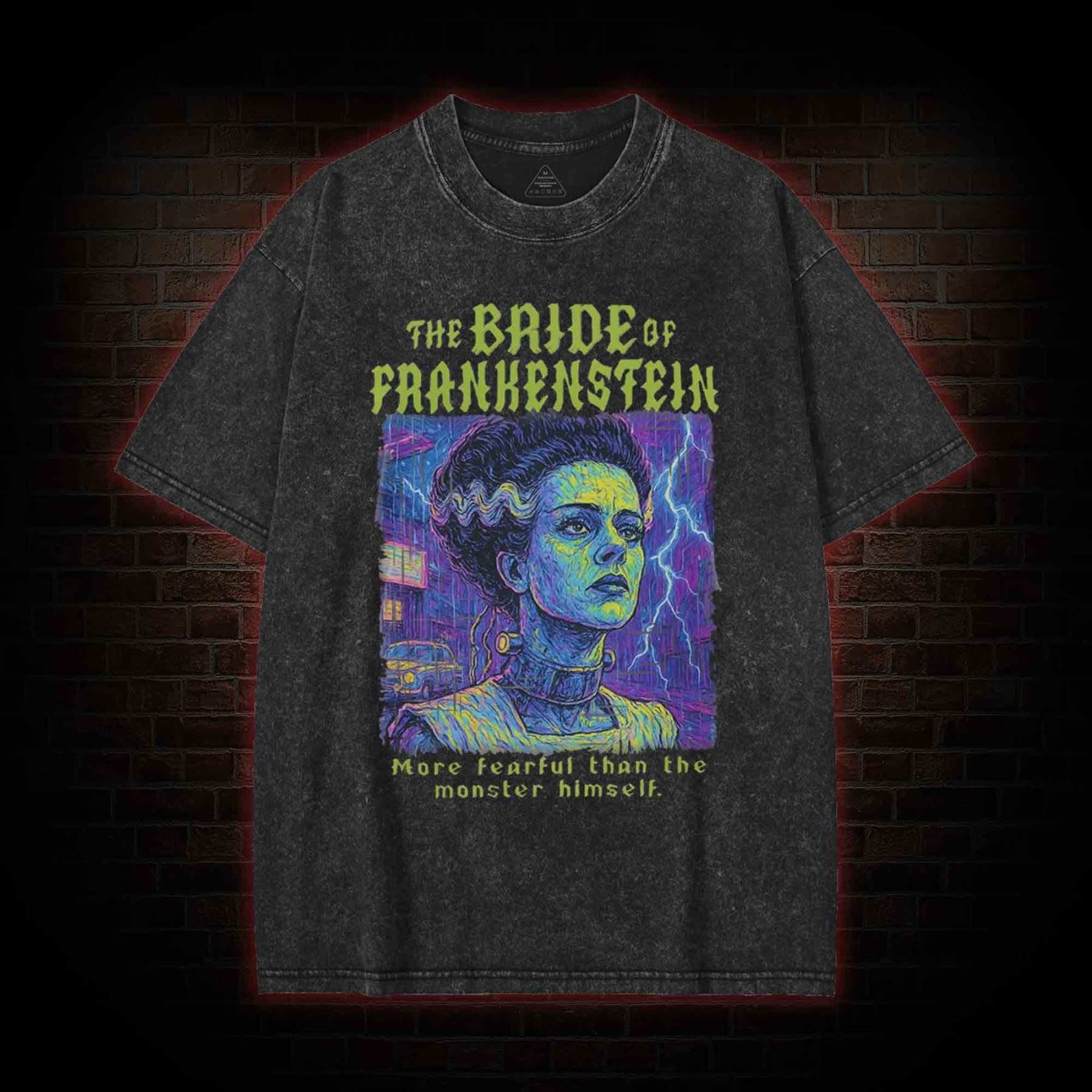 Bride of Frankenstein Washed T-shirt