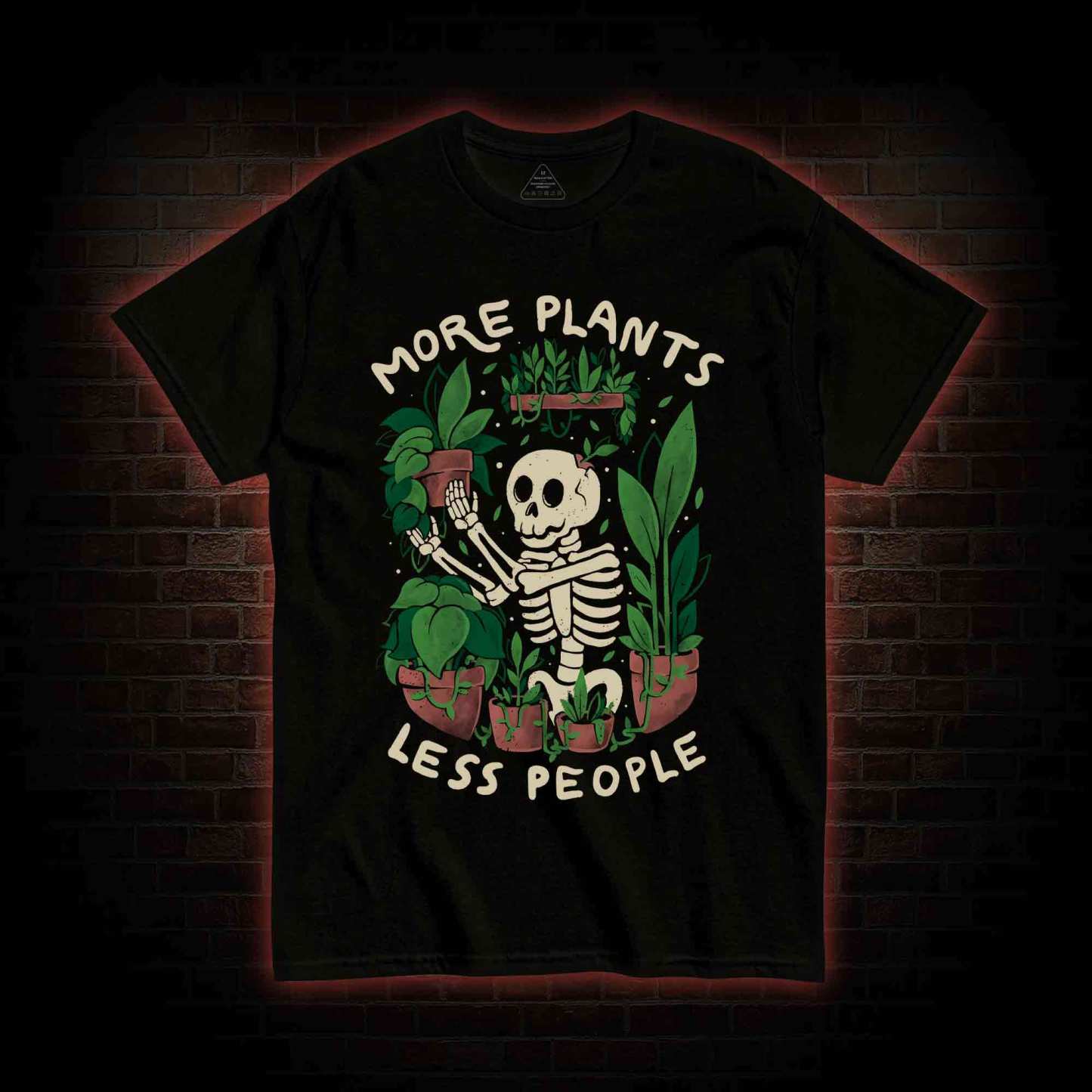 More Plants Less People T-shirt