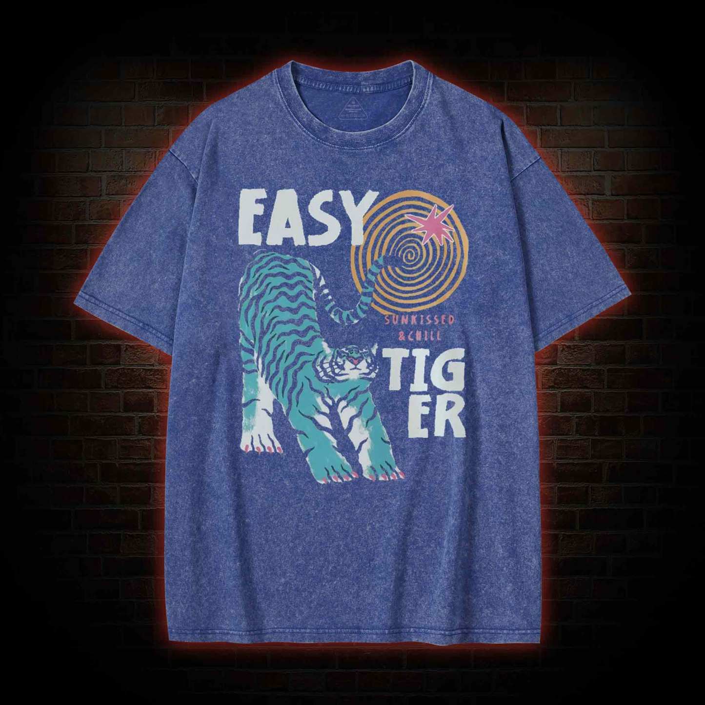 Sun-kissed Tiger Washed T-shirt