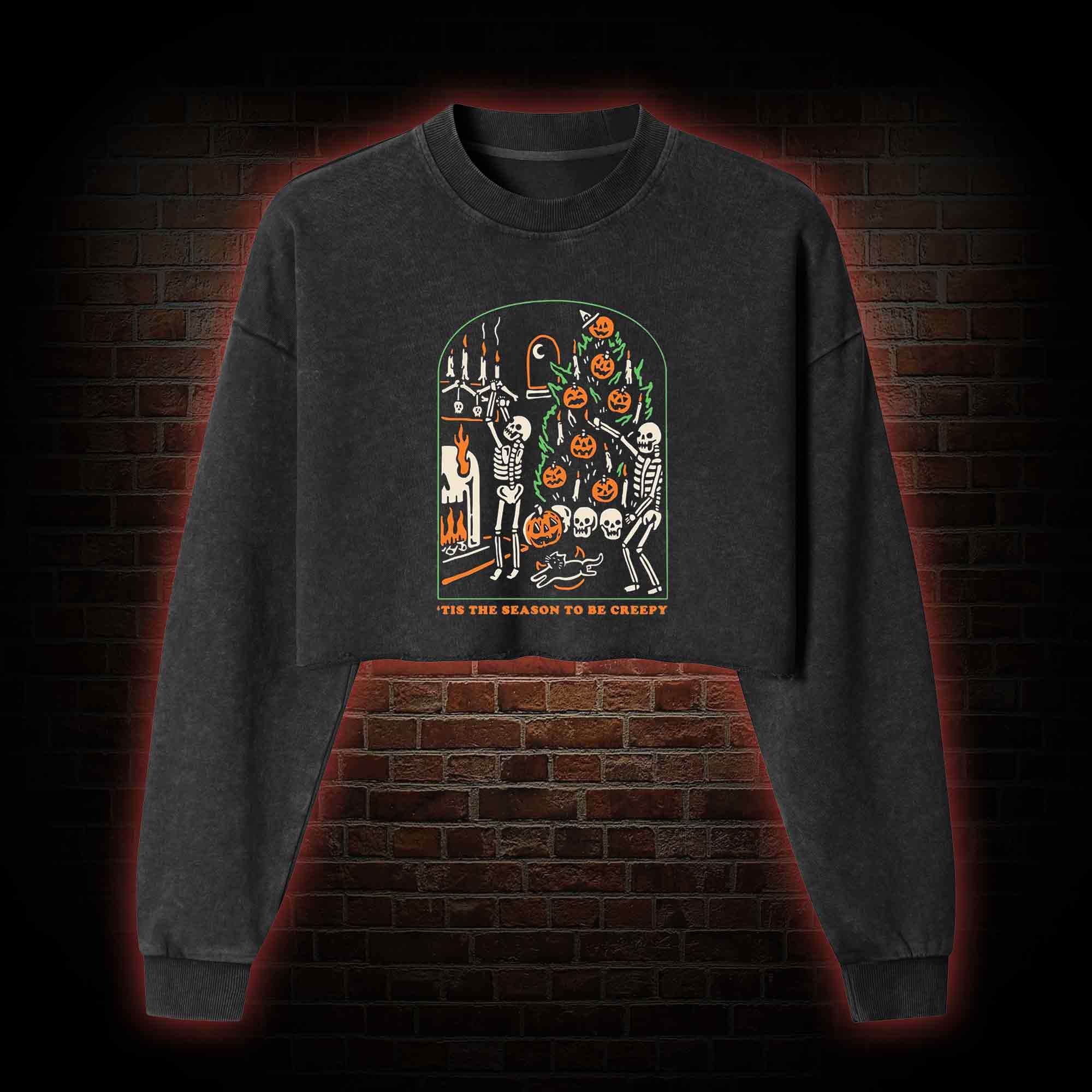 Comfort Colors® Washed Cropped Sweatshirts