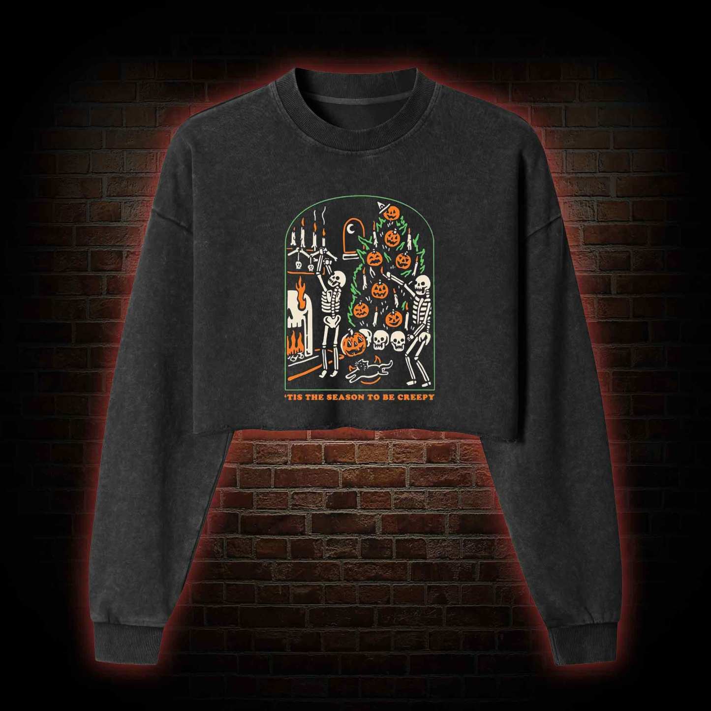 Comfort Colors® Washed Cropped Sweatshirts