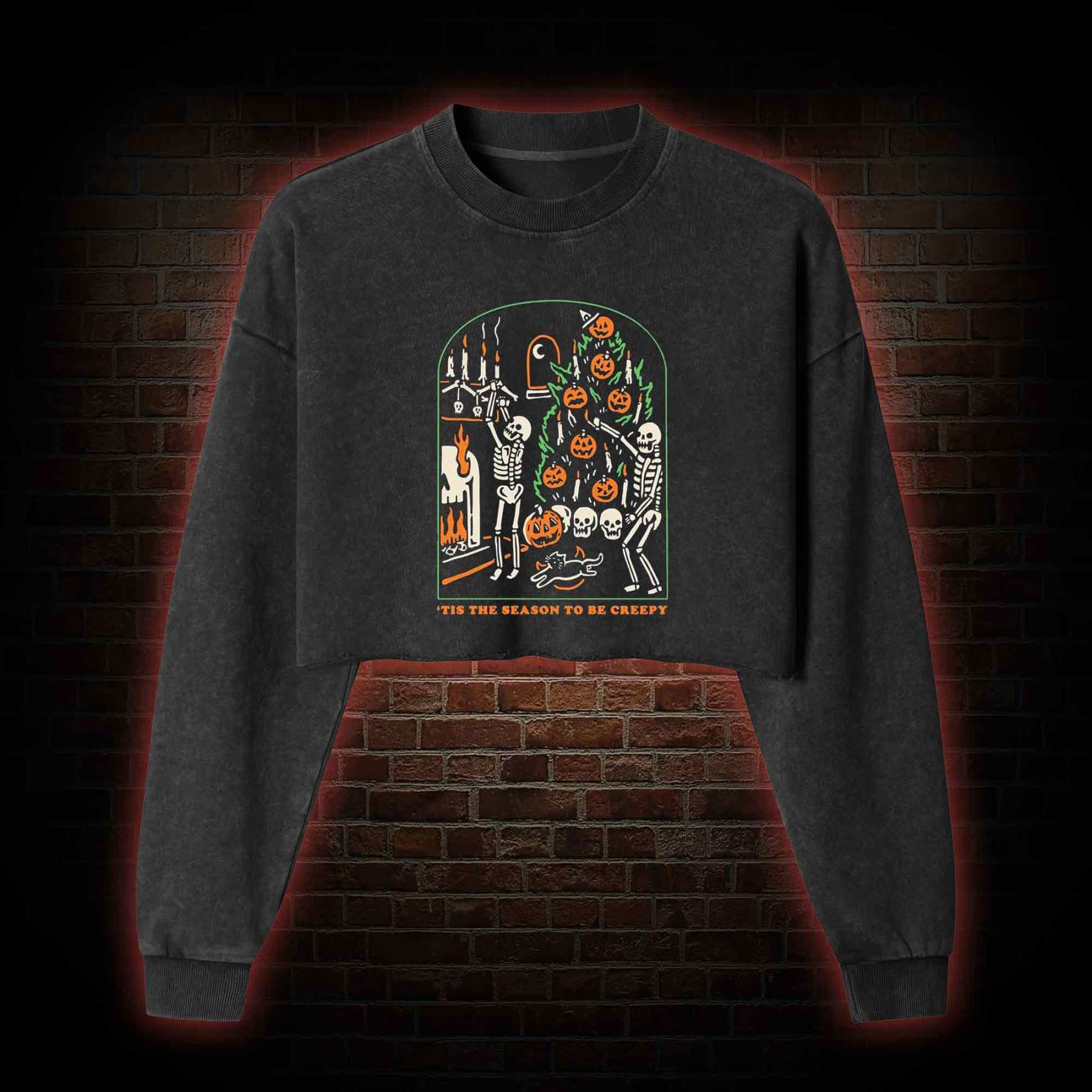 Comfort Colors® Washed Cropped Sweatshirts