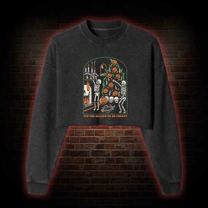 Comfort Colors® Washed Cropped Sweatshirts
