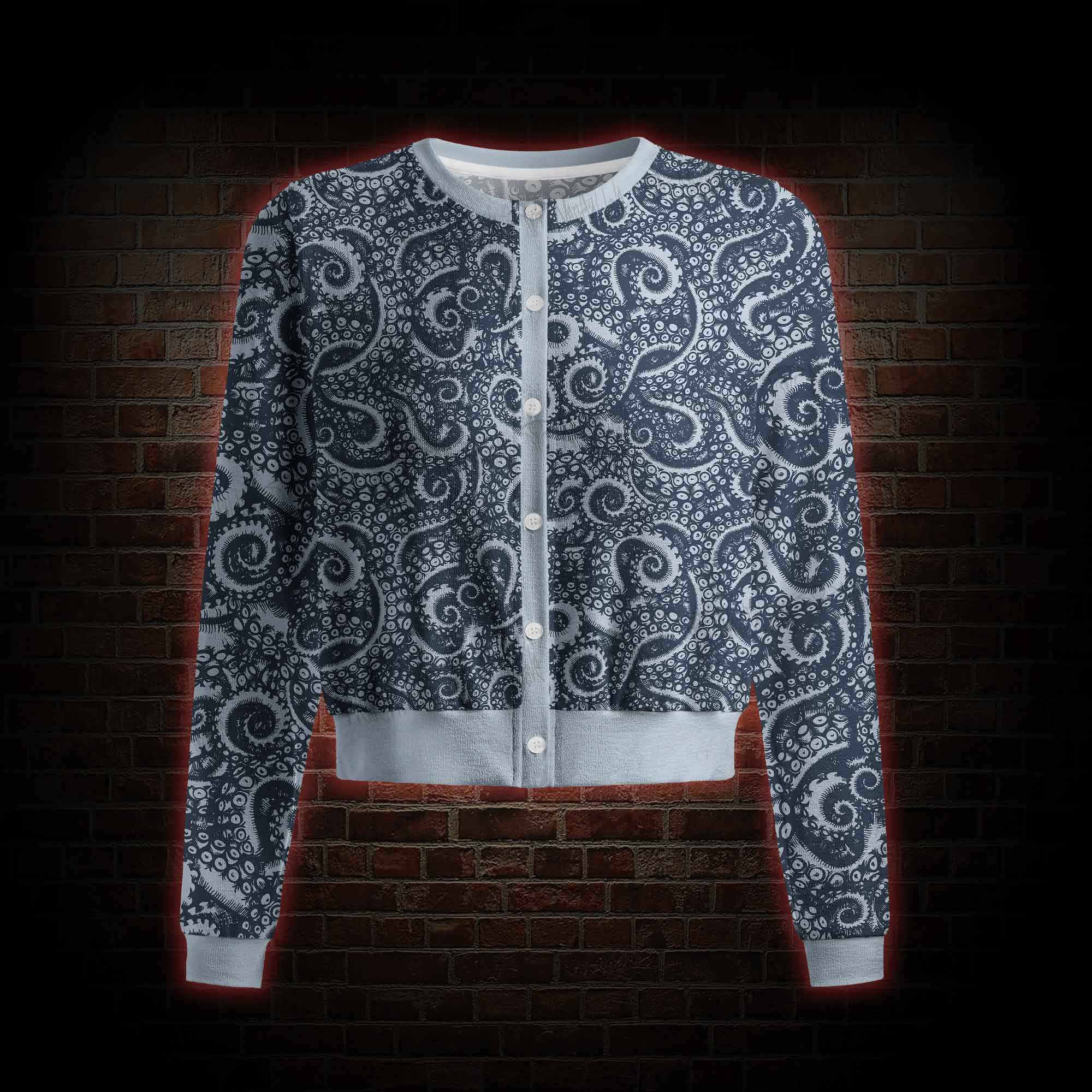 Octopus Tentacles Cardigan Sweaters
