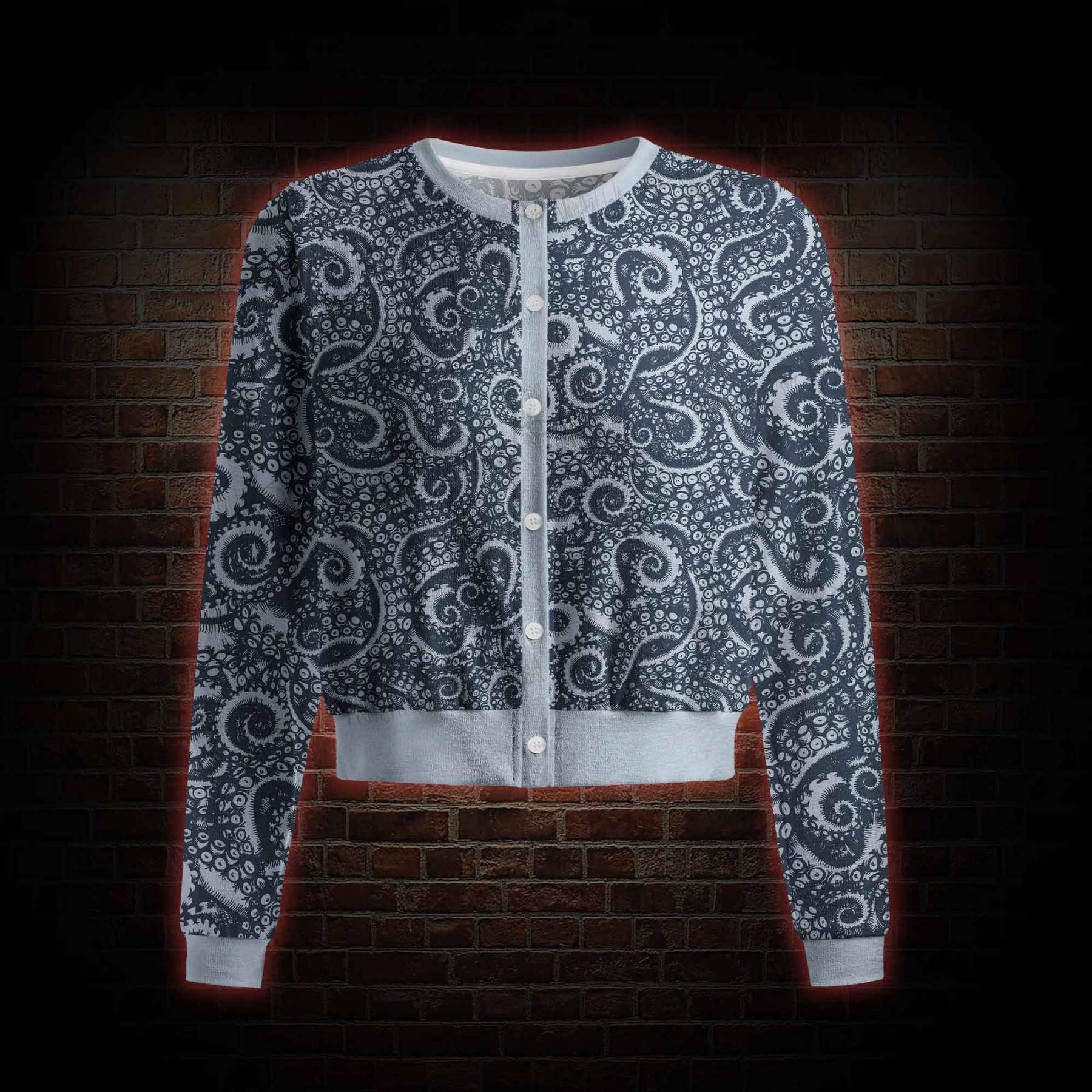 Octopus Tentacles Cardigan Sweaters