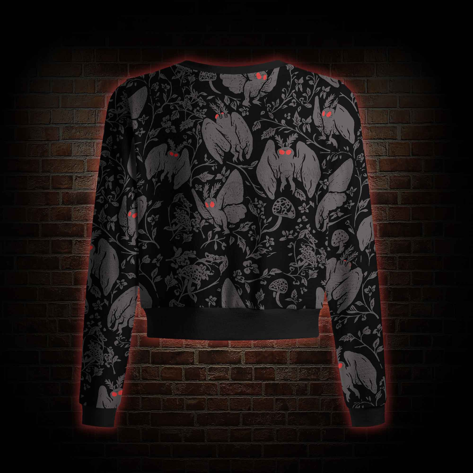 Mothman in the Jungle Cardigan Sweaters