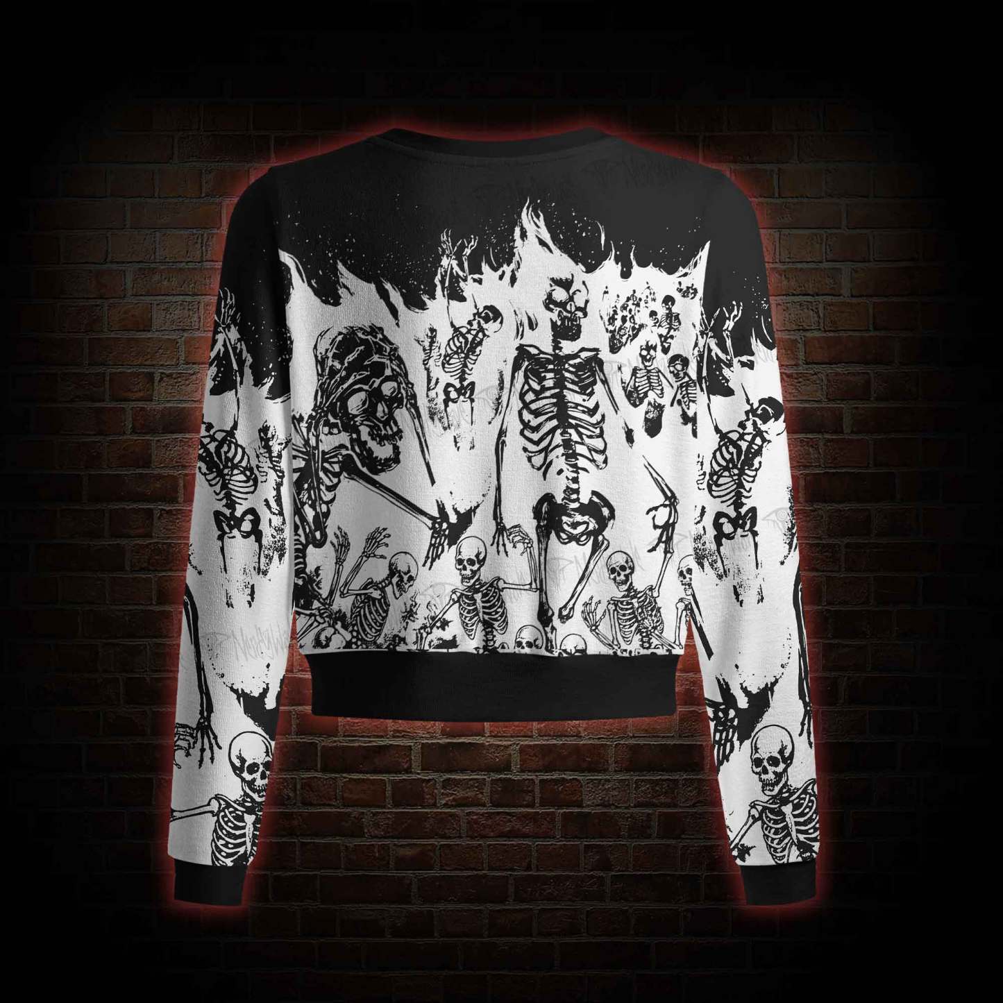 Burning Skeletons Cardigan Sweaters