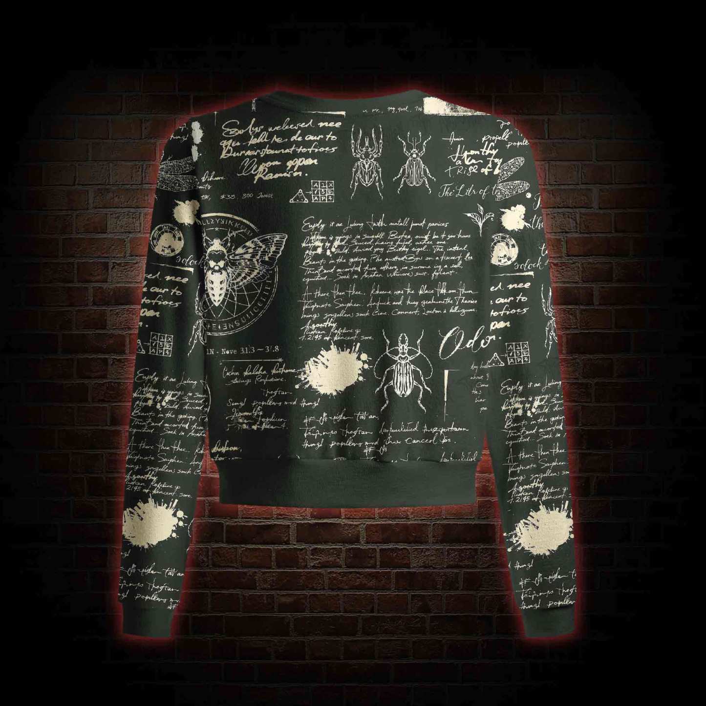 Retro Insects Cardigan Sweaters