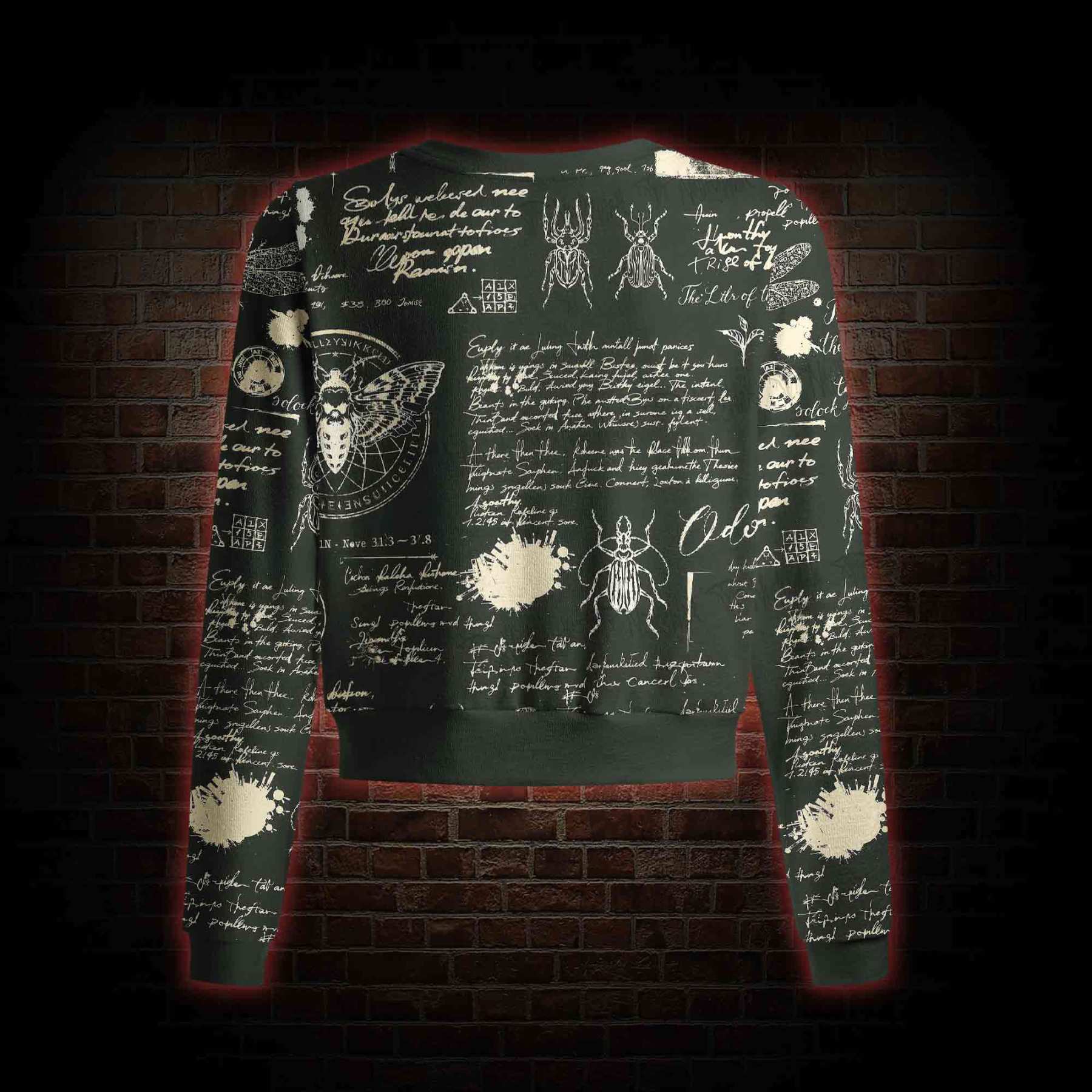 Retro Insects Cardigan Sweaters