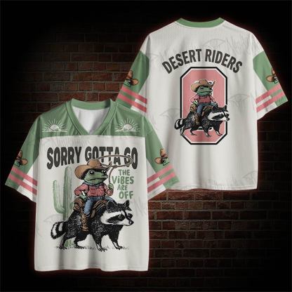 Sorry Gotta Go The Vibe Are Off Mesh Jersey