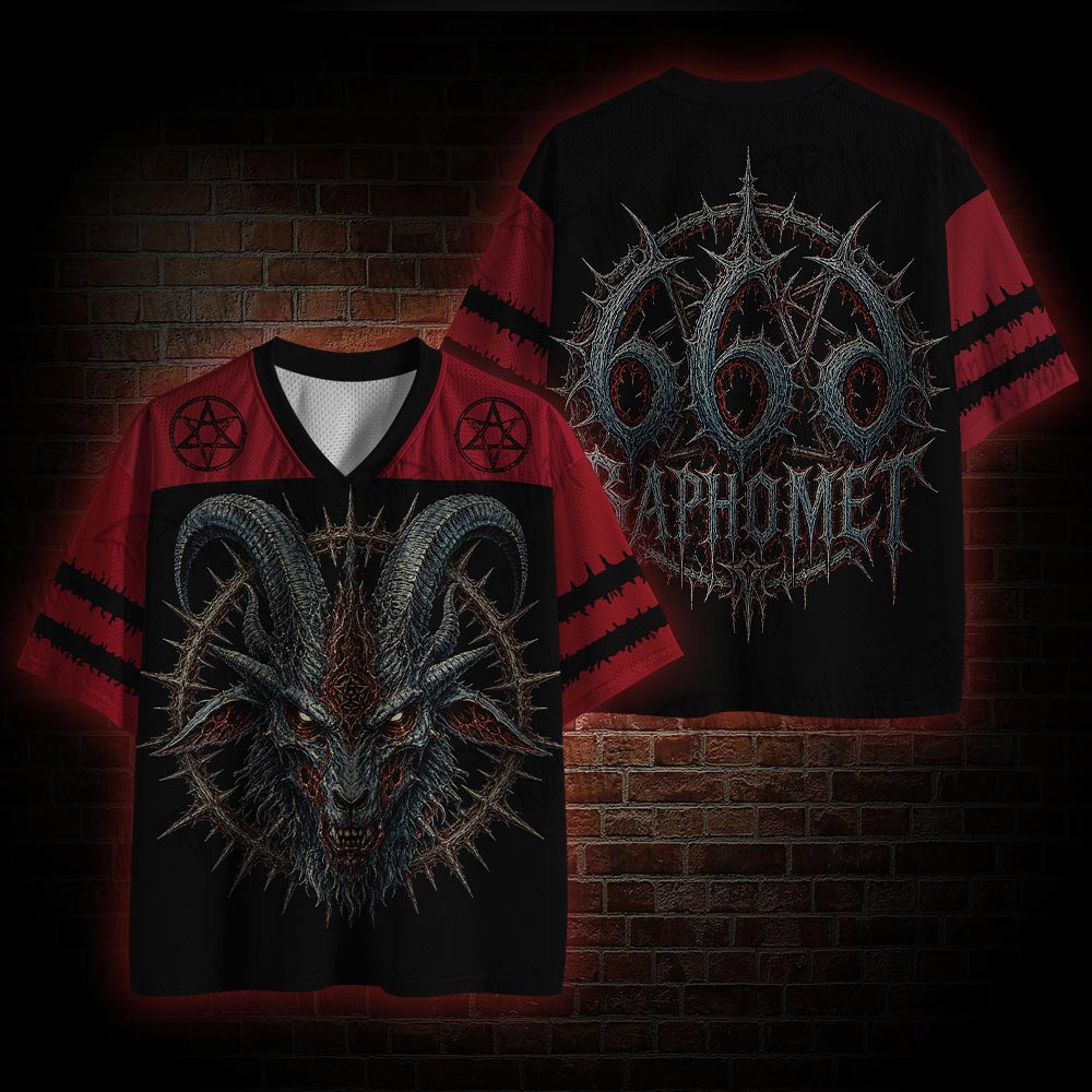 Evil Baphomet 666 Mesh Jersey