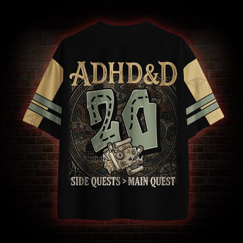Side Quests Main Quest Mesh Jersey