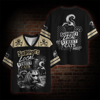 Support Local Street Cats Mesh Jersey