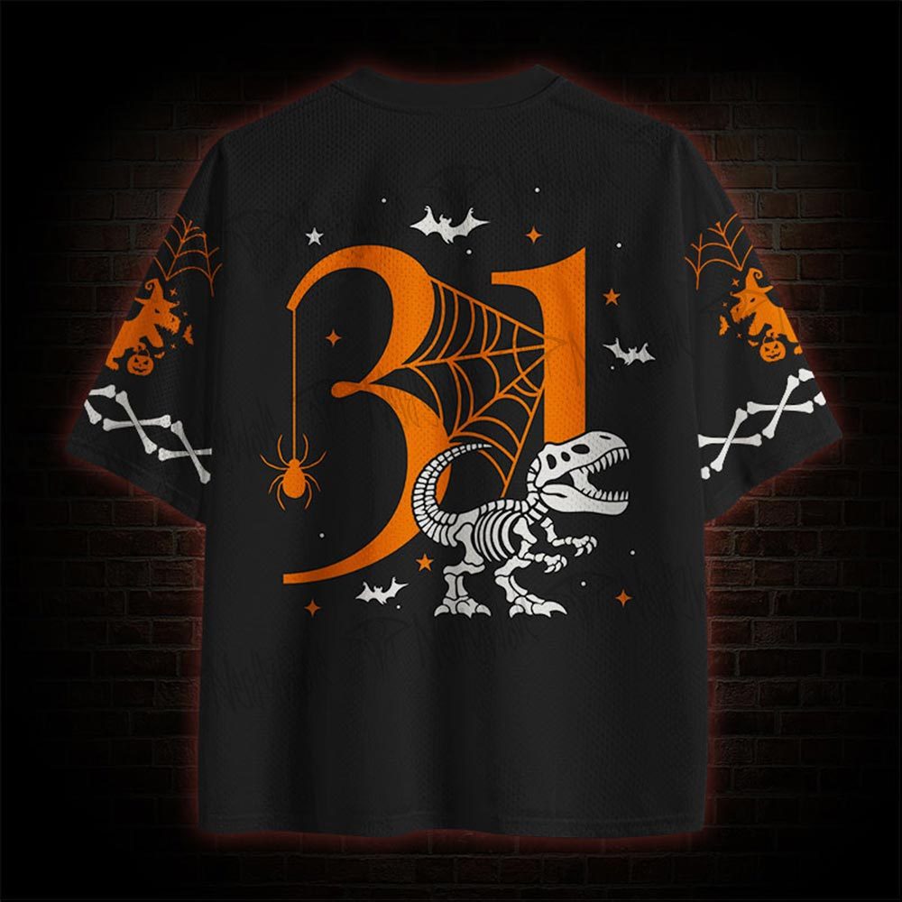 Dinosaur Skeleton Mesh Jersey