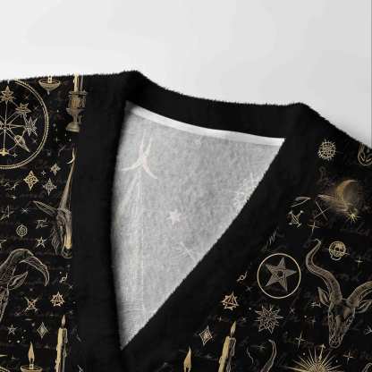 Baphomet Cardigan Sweater