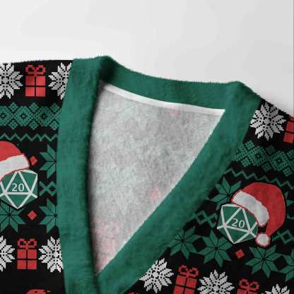 Roll for Holiday Cheer! Cardigan Sweater
