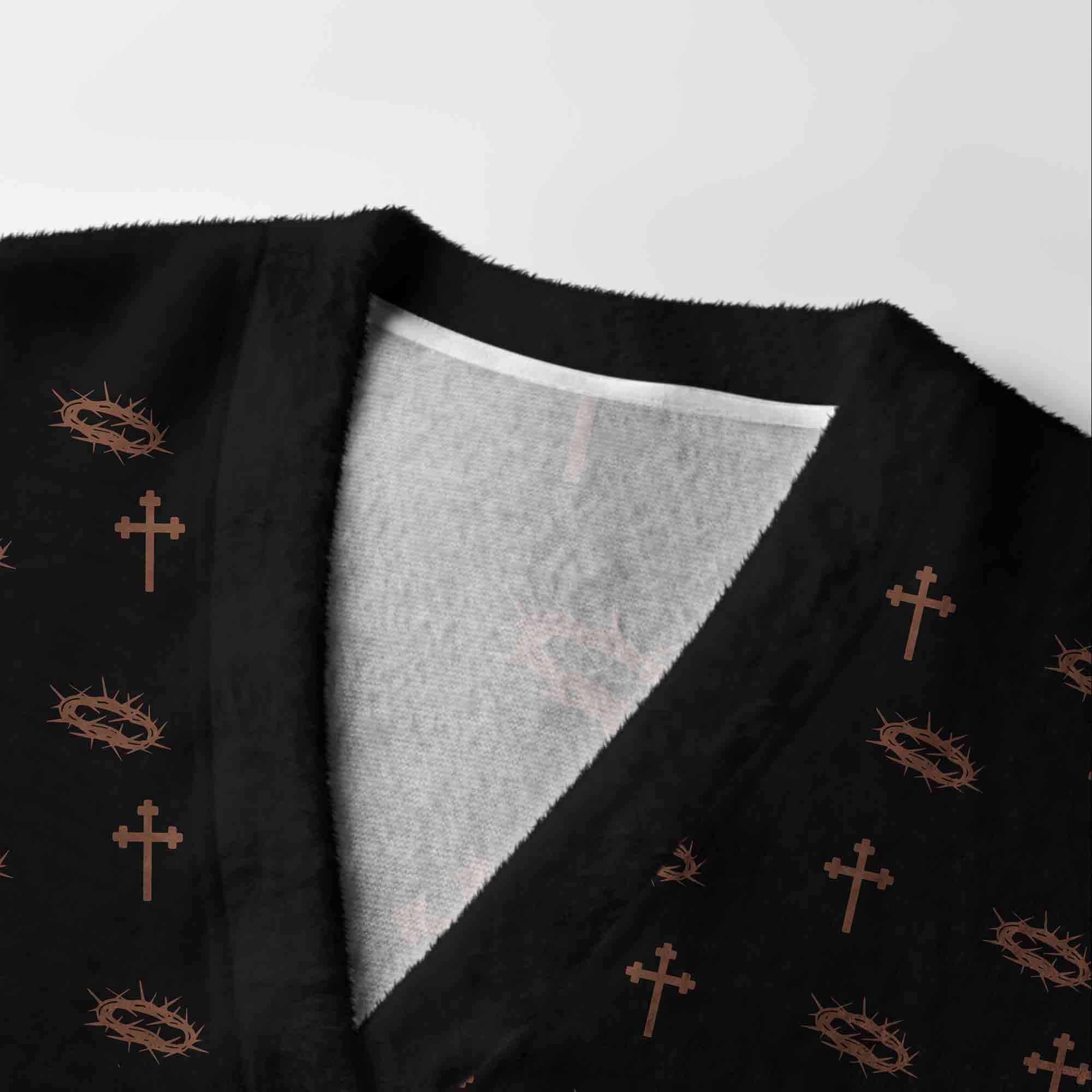 Jesus Has Your Back Cardigan Sweater