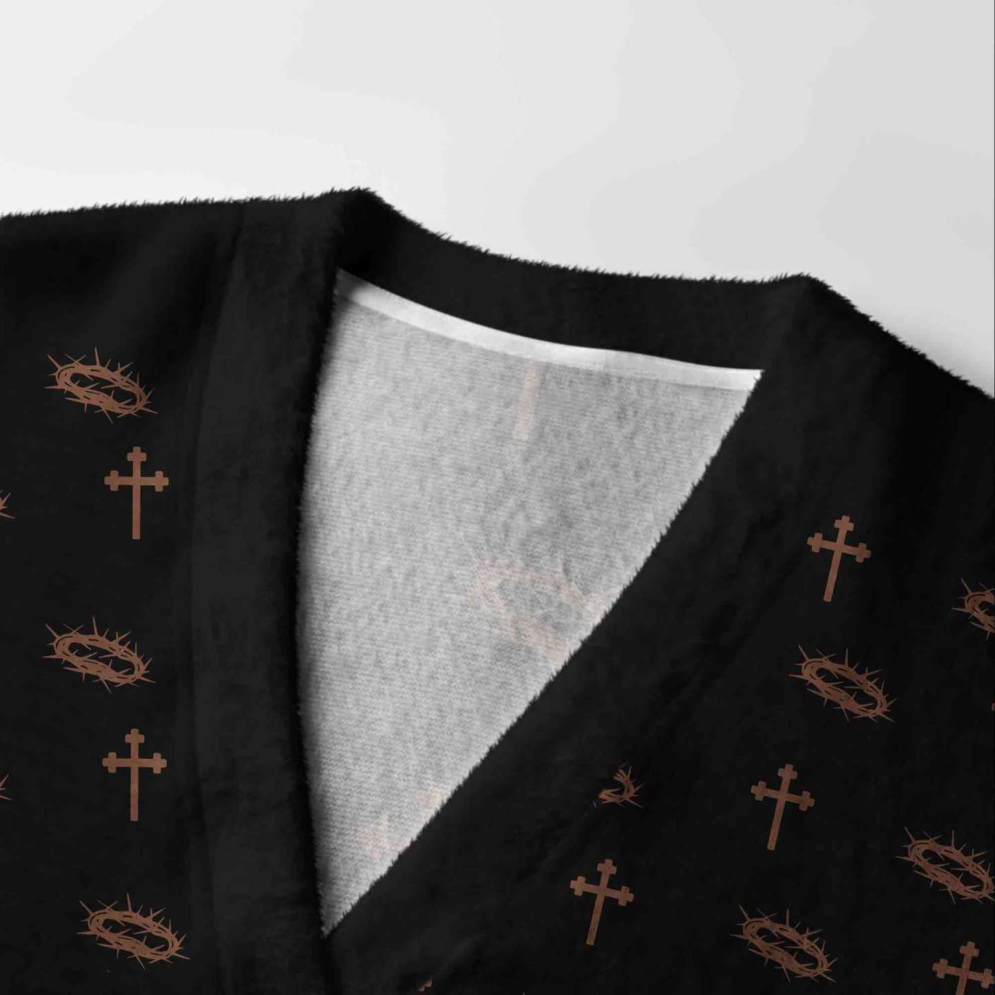 Jesus Has Your Back Cardigan Sweater