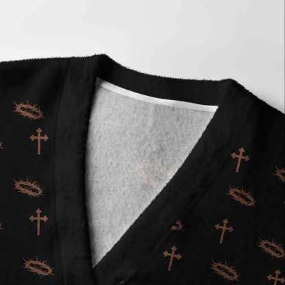 Jesus Has Your Back Cardigan Sweater