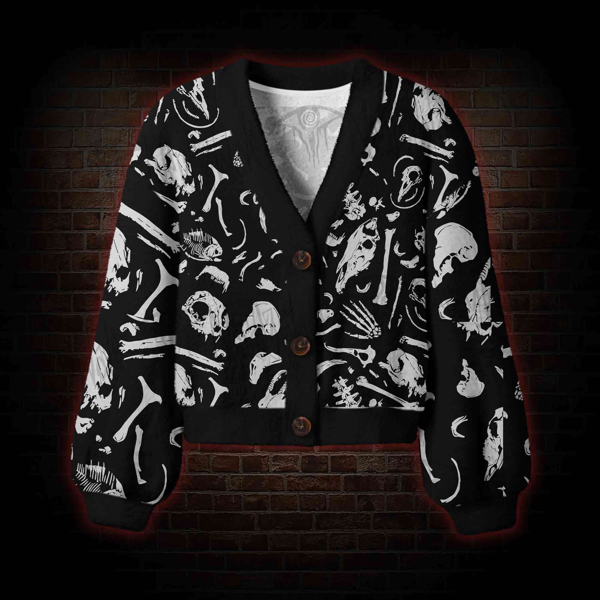 Dinosaur Fossils Women's Cardigan Sweater