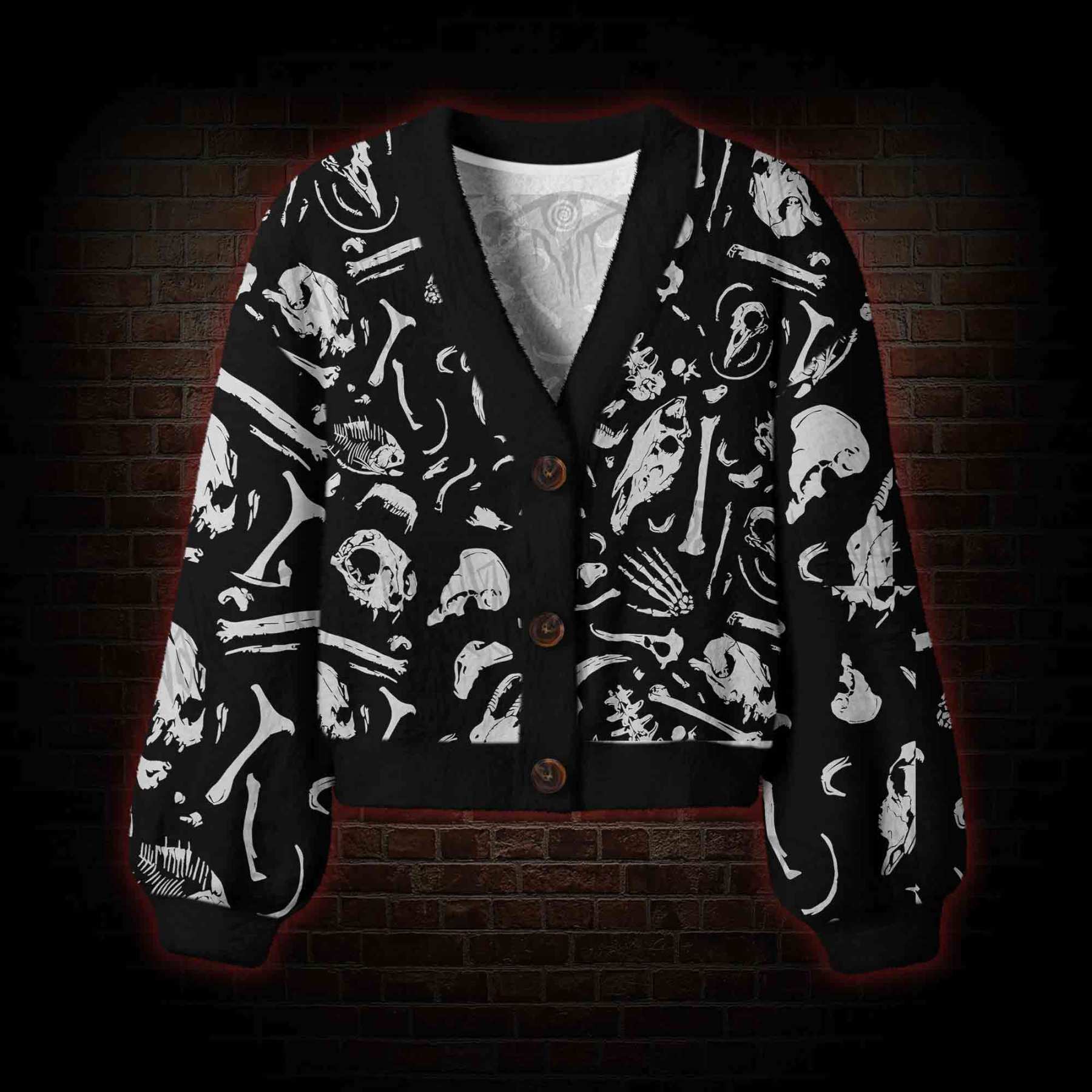 Dinosaur Fossils Women's Cardigan Sweater
